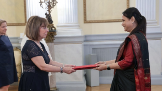 bangladeshi-ambassador-nahida-rahman-presents-credentials-to-greek-president-katerina-sakellaropoulou